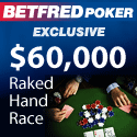 betfred poker bonus - 100% match up to $600